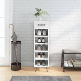 Shoe Cabinet 30X35X105 Cm Engineered Wood