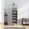 Shoe Cabinet 30X35X105 Cm Engineered Wood