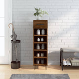 Shoe Cabinet 30X35X105 Cm Engineered Wood