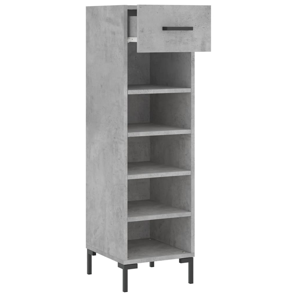 Shoe Cabinet 30X35X105 Cm Engineered Wood