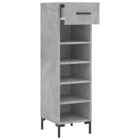 Shoe Cabinet 30X35X105 Cm Engineered Wood