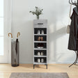 Shoe Cabinet 30X35X105 Cm Engineered Wood