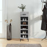 Shoe Cabinet 30X35X105 Cm Engineered Wood