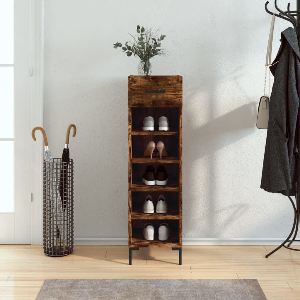 Shoe Cabinet 30X35X105 Cm Engineered Wood