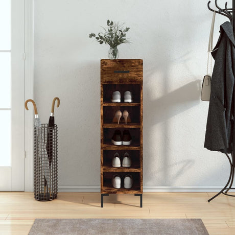 Shoe Cabinet 30X35X105 Cm Engineered Wood