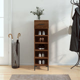 Shoe Cabinet 30X35X105 Cm Engineered Wood