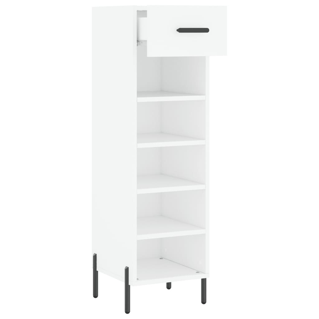 Shoe Cabinet 30X35X105 Cm Engineered Wood