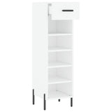 Shoe Cabinet 30X35X105 Cm Engineered Wood