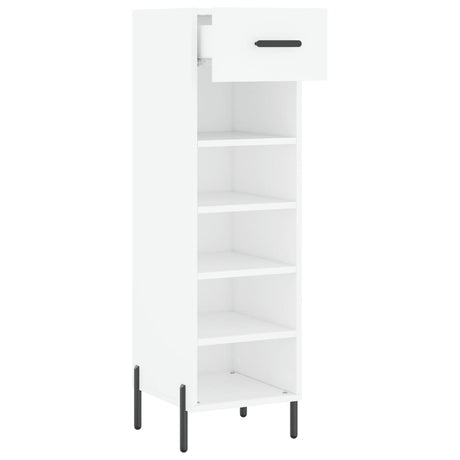 Shoe Cabinet 30X35X105 Cm Engineered Wood