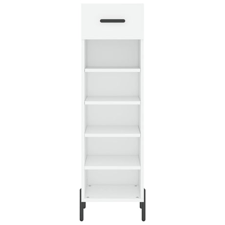 Shoe Cabinet 30X35X105 Cm Engineered Wood