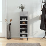 Shoe Cabinet 30X35X105 Cm Engineered Wood