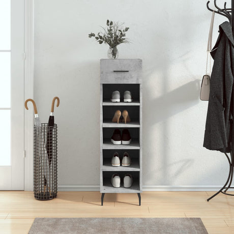Shoe Cabinet 30X35X105 Cm Engineered Wood