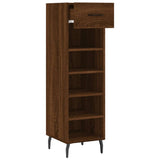 Shoe Cabinet 30X35X105 Cm Engineered Wood