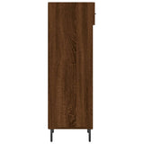 Shoe Cabinet 30X35X105 Cm Engineered Wood