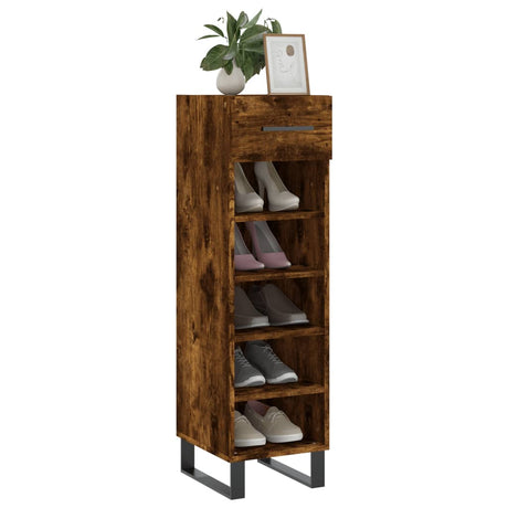 Shoe Cabinet 30X35X105 Cm Engineered Wood