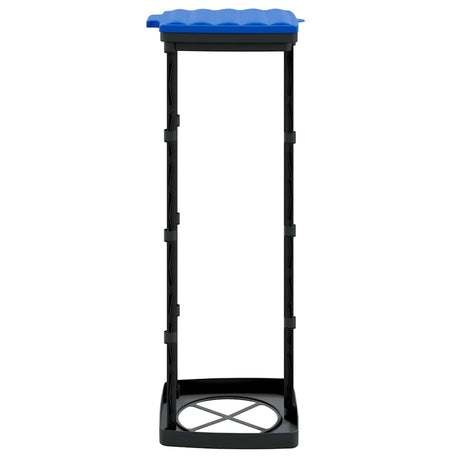 Rubbish Bag Holders 2 Pcs Black And Blue Pp