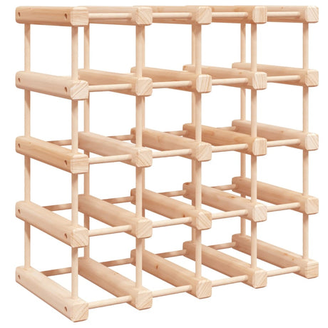 Wine Rack For 20 Bottles 46.5X23X46.5 Cm Solid Wood Pine