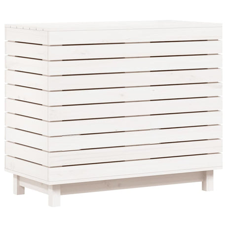 Laundry Basket 88.5X44X76 Cm Solid Wood Pine