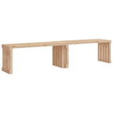 Garden Bench Extendable 212.5X40.5X45 Cm Solid Wood Pine