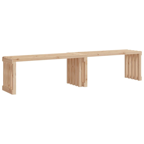 Garden Bench Extendable 212.5X40.5X45 Cm Solid Wood Pine