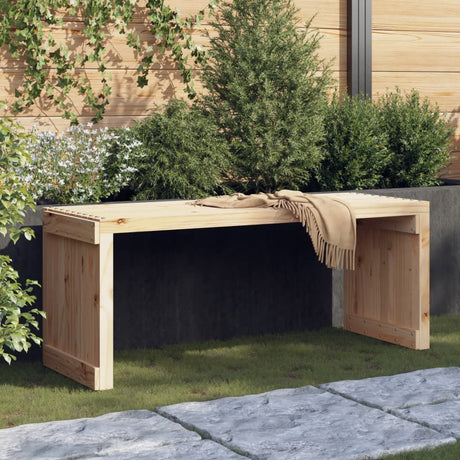 Garden Bench Extendable 212.5X40.5X45 Cm Solid Wood Pine