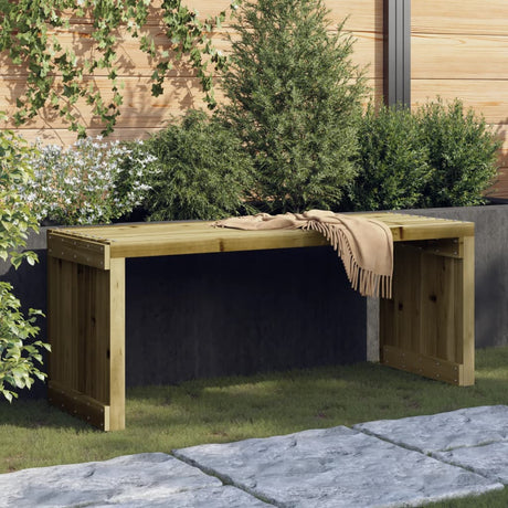 Garden Bench Extendable 212.5X40.5X45 Cm Solid Wood Pine