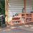 Outdoor Kitchen Cabinets 2 Pcs Black Solid Wood Pine