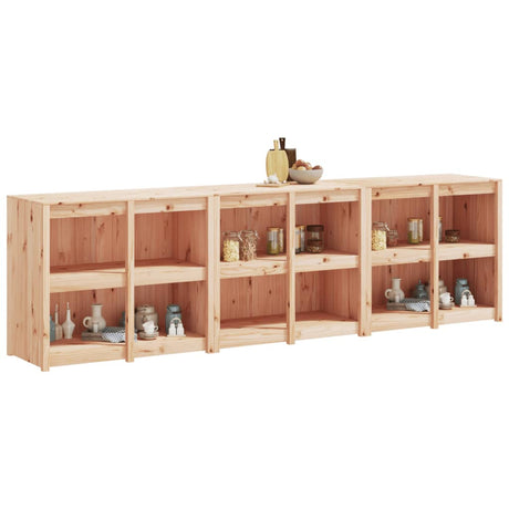 Outdoor Kitchen Cabinets 3 Pcs Solid Wood Pine