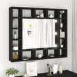 Mirror Cabinet With Led 91X15X76.5 Cm