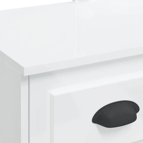 Dressing Table With Led Lights 90X42X132.5 Cm