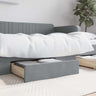 Bed Drawers 2 Pcs Engineered Wood And Fabric