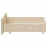 Bed Drawers 2 Pcs Engineered Wood And Fabric