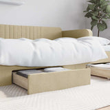 Bed Drawers 2 Pcs Engineered Wood And Fabric