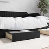 Bed Drawers 2 Pcs Engineered Wood And Velvet