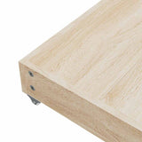 Bed Drawers 2 Pcs Engineered Wood And Faux Leather