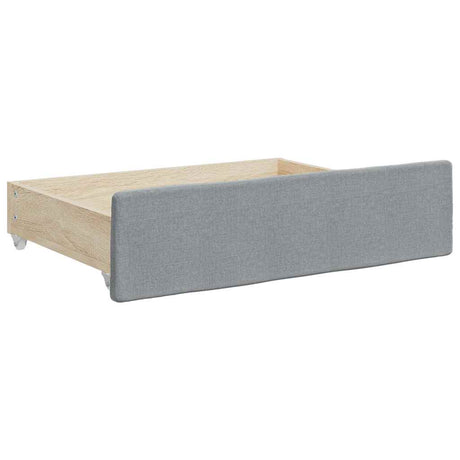 Bed Storage Drawers 2 Pcs Engineered Wood And
