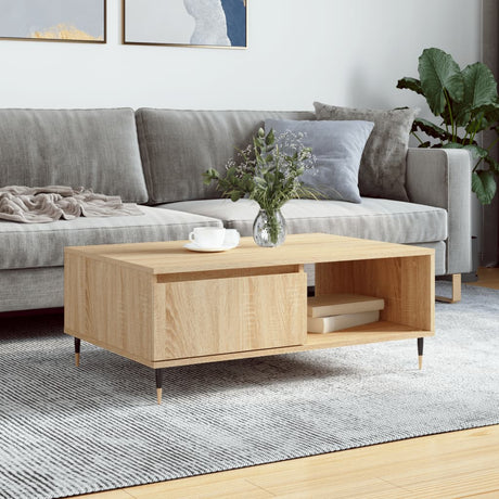 Coffee Table 90X60X35 Cm Engineered Wood