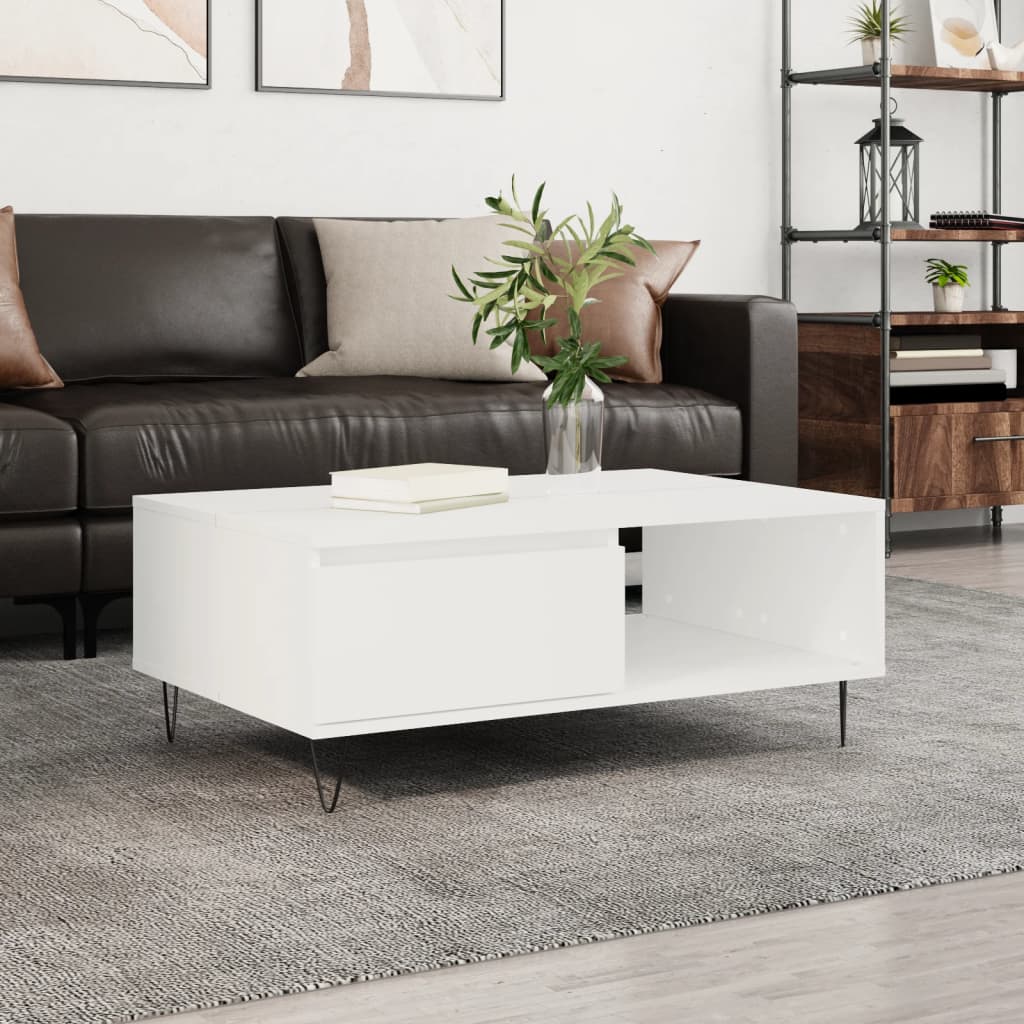 Coffee Table 90X60X35 Cm Engineered Wood