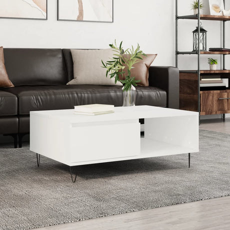 Coffee Table 90X60X35 Cm Engineered Wood