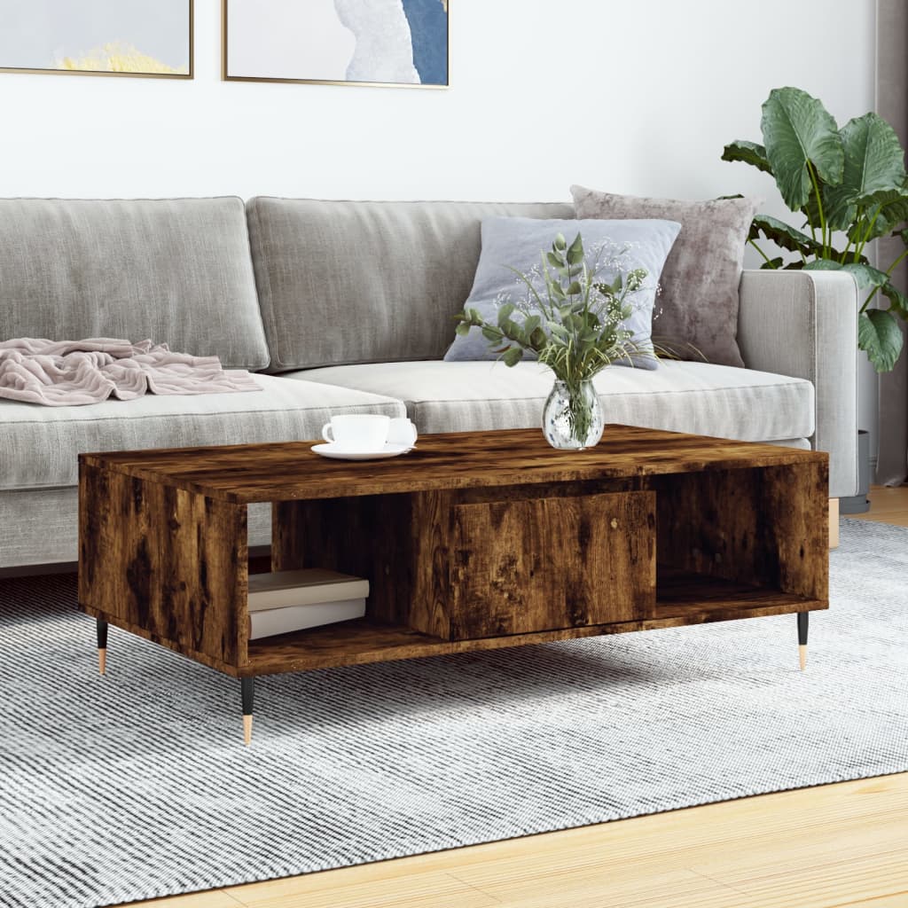 Coffee Table 104X60X35 Cm Engineered Wood