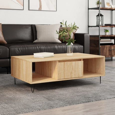 Coffee Table 104X60X35 Cm Engineered Wood