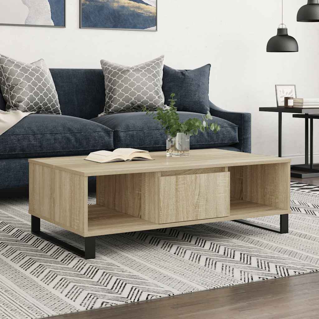 Coffee Table 104X60X35 Cm Engineered Wood