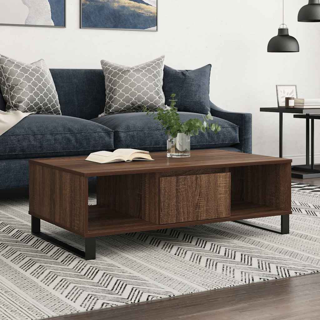 Coffee Table 104X60X35 Cm Engineered Wood