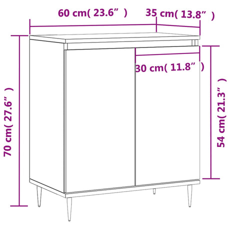 Sideboard 60X35X70 Cm Engineered Wood