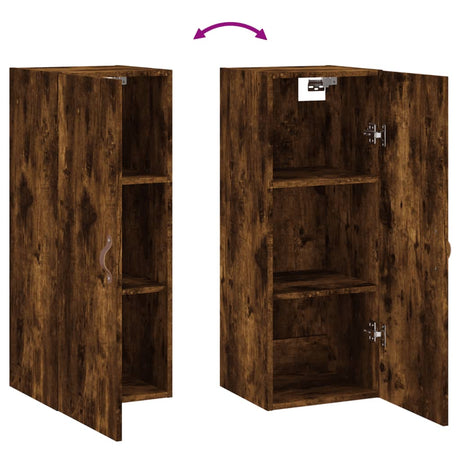 Wall Mounted Cabinet 34.5X34X90 Cm