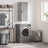 Wall Mounted Cabinet 34.5X34X90 Cm