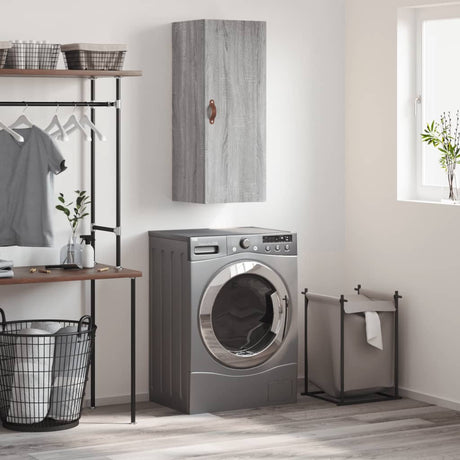 Wall Mounted Cabinet 34.5X34X90 Cm