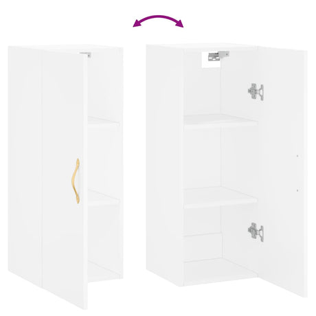 Wall Mounted Cabinet 34.5X34X90 Cm