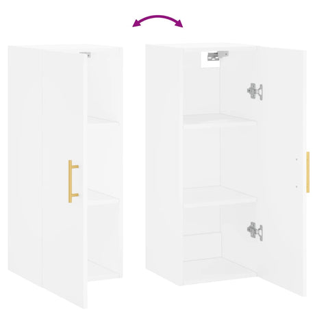 Wall Mounted Cabinet 34.5X34X90 Cm