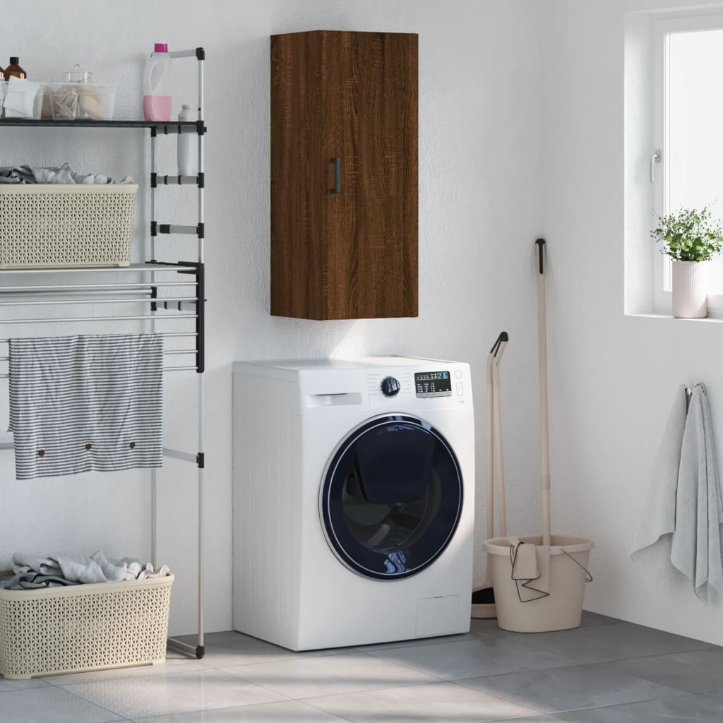 Wall Mounted Cabinet 34.5X34X90 Cm